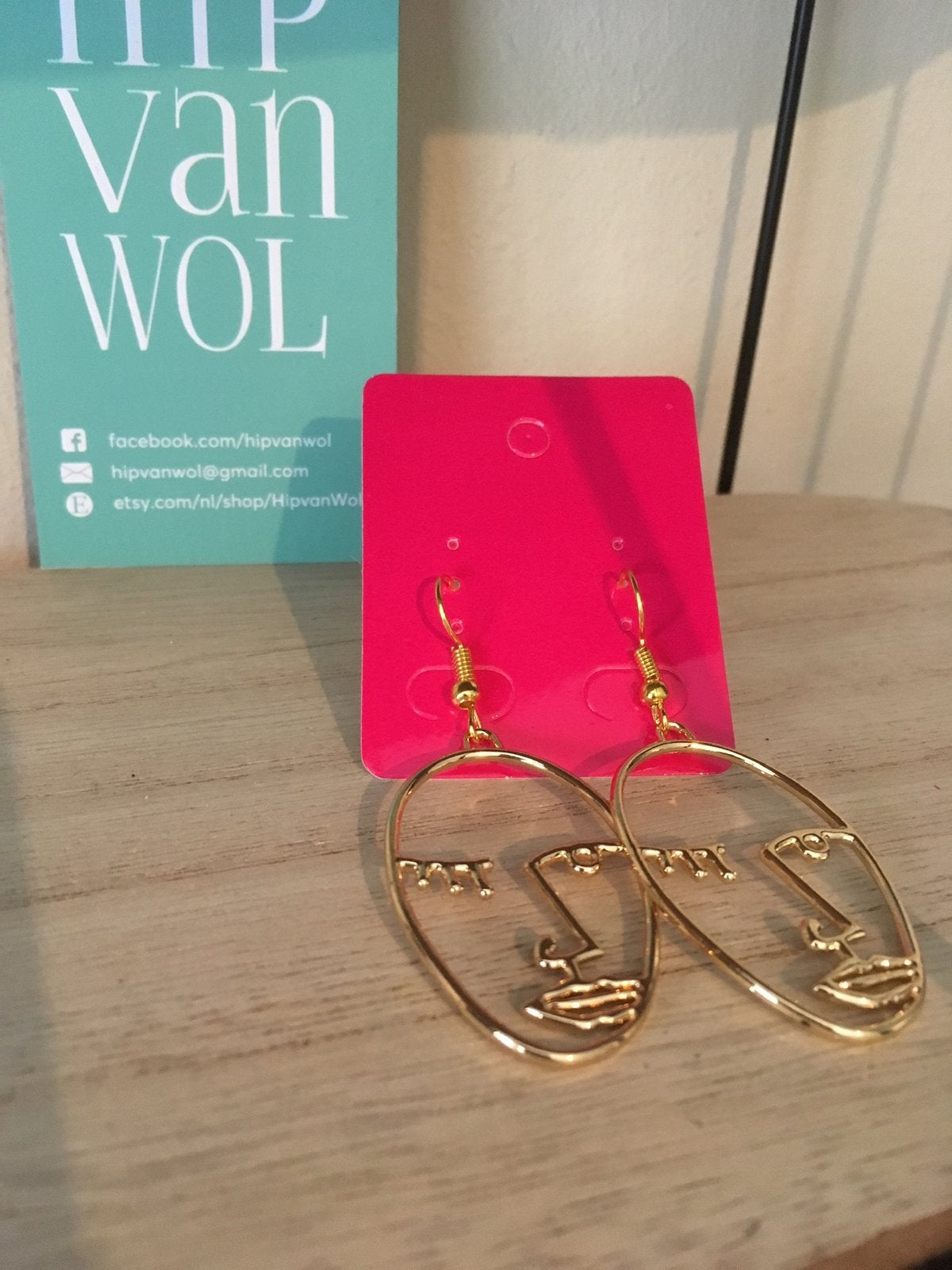 Gezichten, Overige materialen, Hangers, Zwart, Nieuw