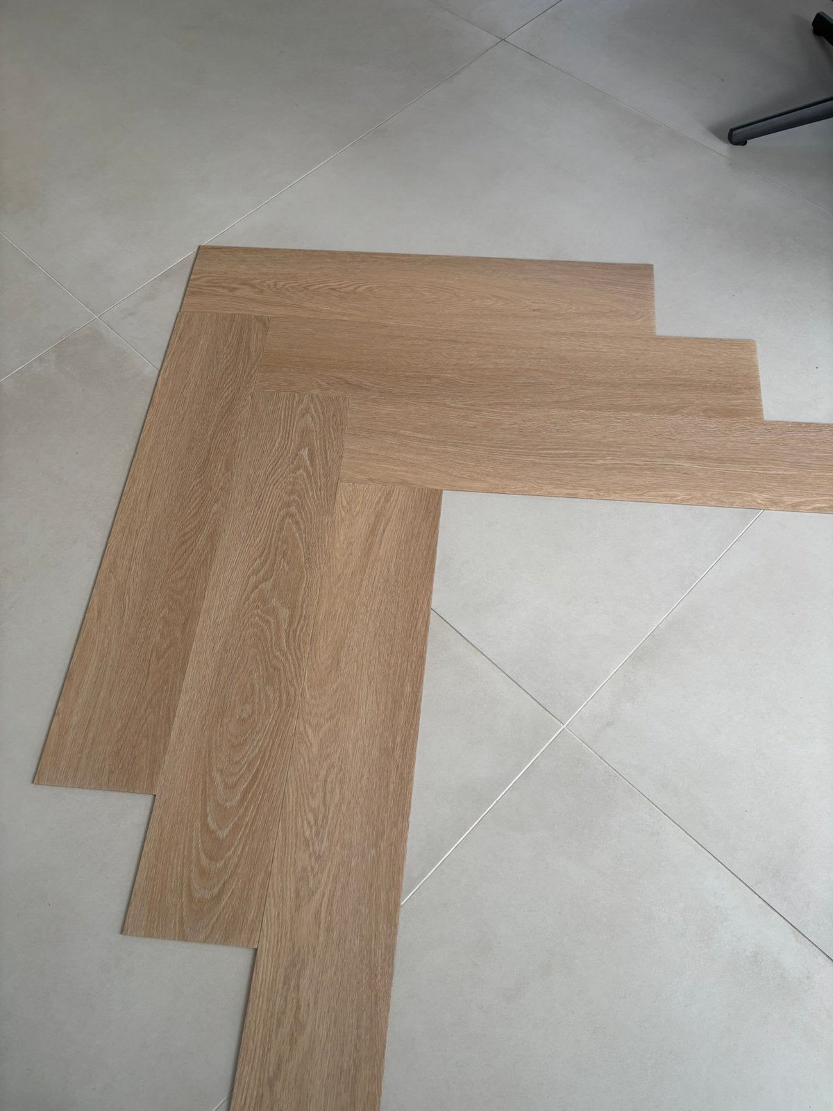 78m2 PVC vloer Ambiant Spigato visgraat dryback natural oak, Ophalen, Visgraat Natural Oak, 75 m² of meer, Overige typen