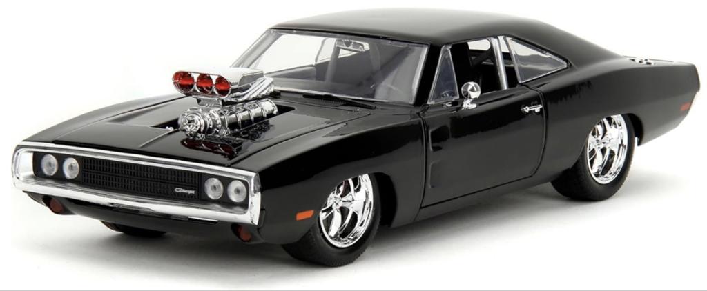 Dodge Charger 1970 + DOM figuur Schaal 1:24, Jada, Auto, Nieuw, Jada