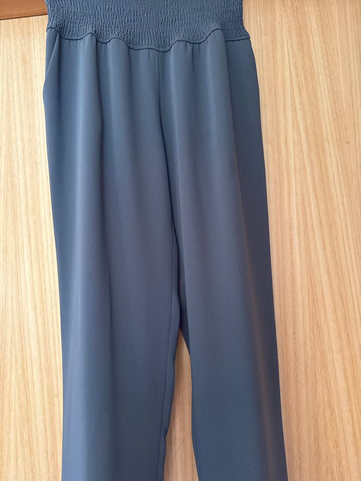 Caroline Biss grijze broek met hoge taille, maat 36, Ophalen of Verzenden, Zo goed als nieuw, Maat 36 (S), Grijs
