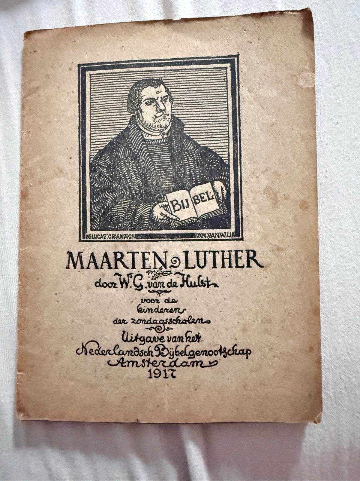 Maarten Luther - Verhaal voor kinderen (1917), Ophalen of Verzenden, Gelezen, Christendom | Protestants