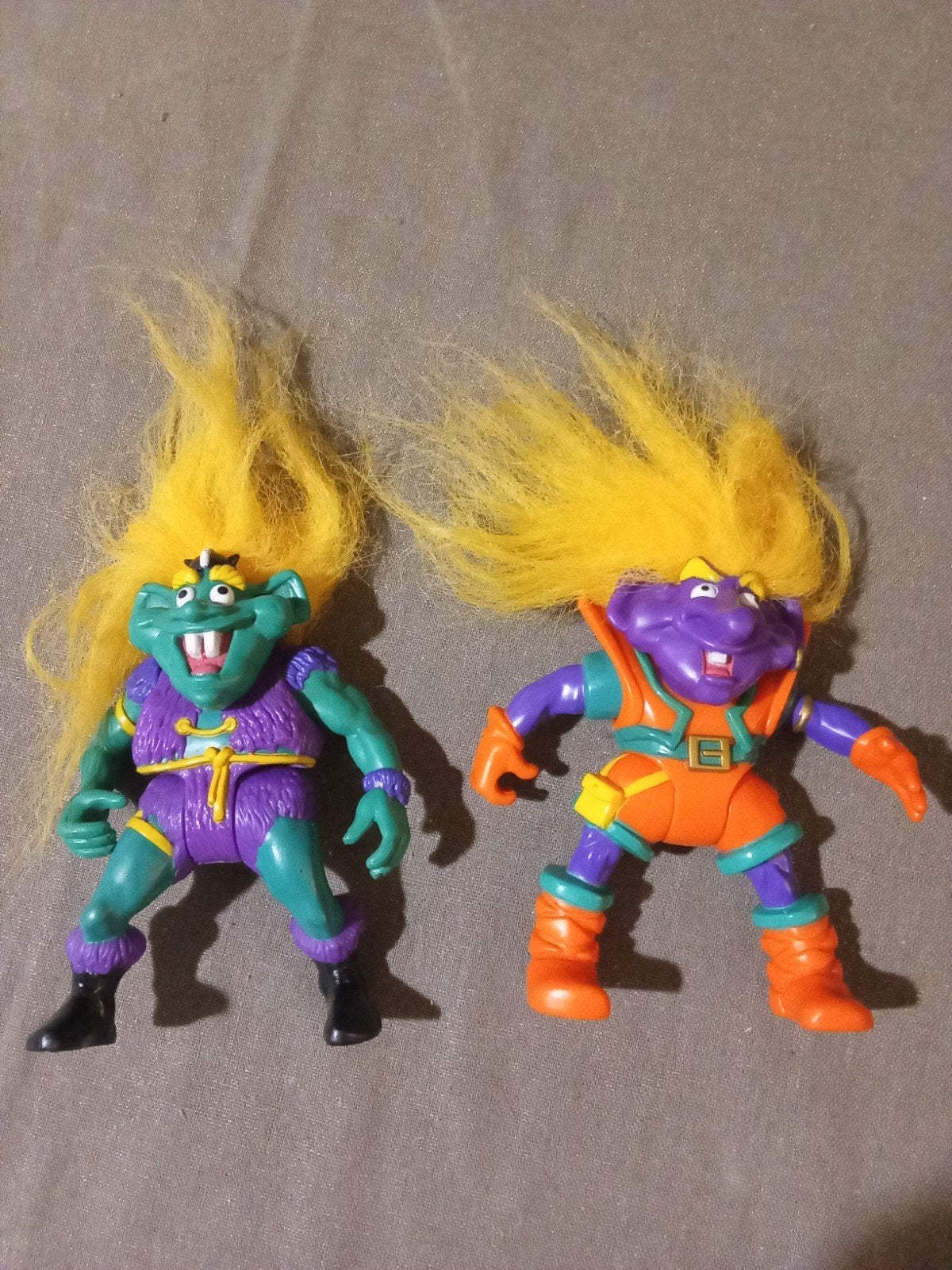 Vintage Trolls Actiefiguren - Set van 2, Ophalen of Verzenden, Gebruikt