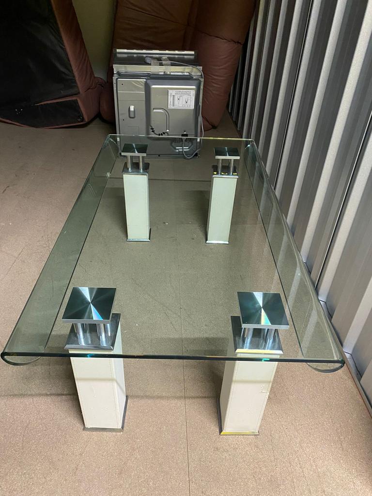 Glazen salontafel, Ophalen, 100 tot 150 cm, 50 tot 100 cm, Minder dan 50 cm