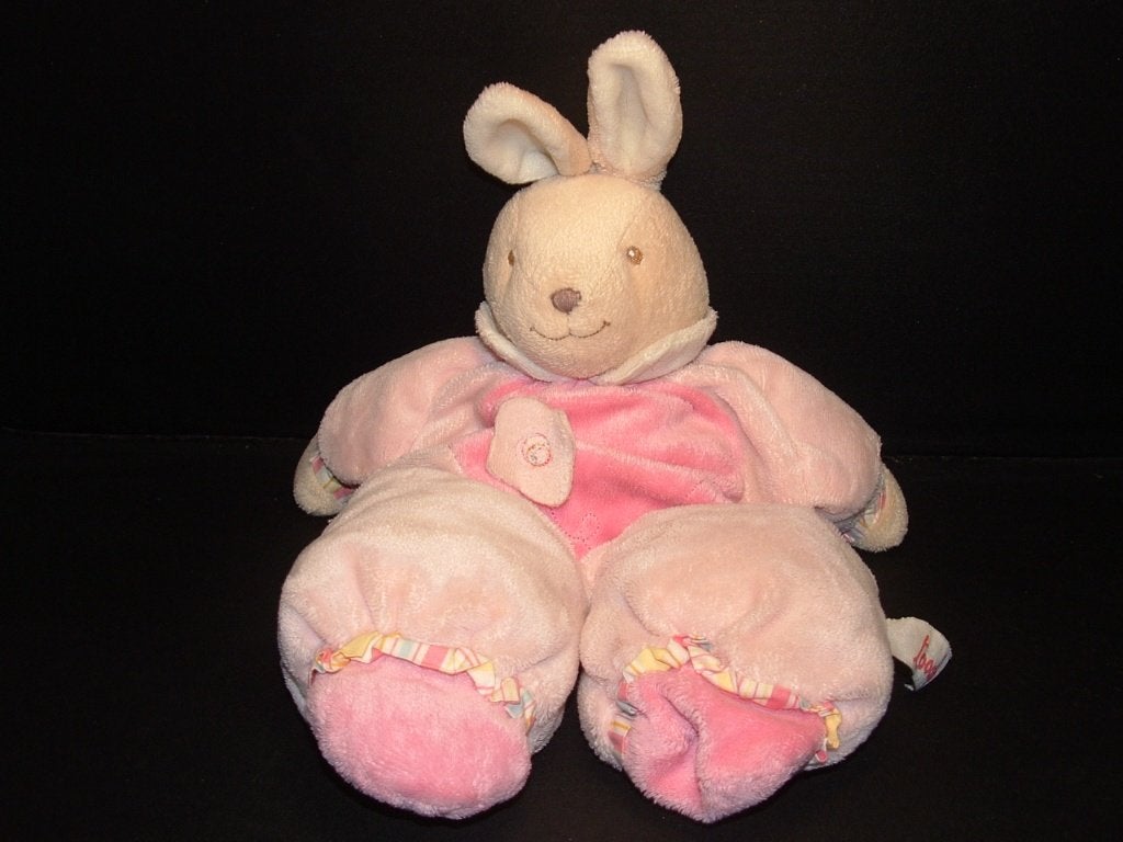 TOODOO KONIJN VELOURS ECRU MET LICHTROZE/ROZE PAKJE, Ophalen of Verzenden, Nieuw, Overige typen