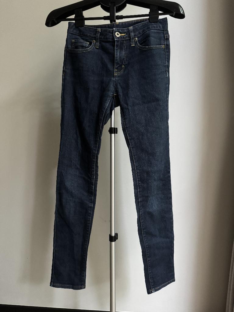 Skinny GU Jeans, Kleding | Dames, Ophalen of Verzenden, Zo goed als nieuw, Blauw, W27 (confectie 34) of kleiner