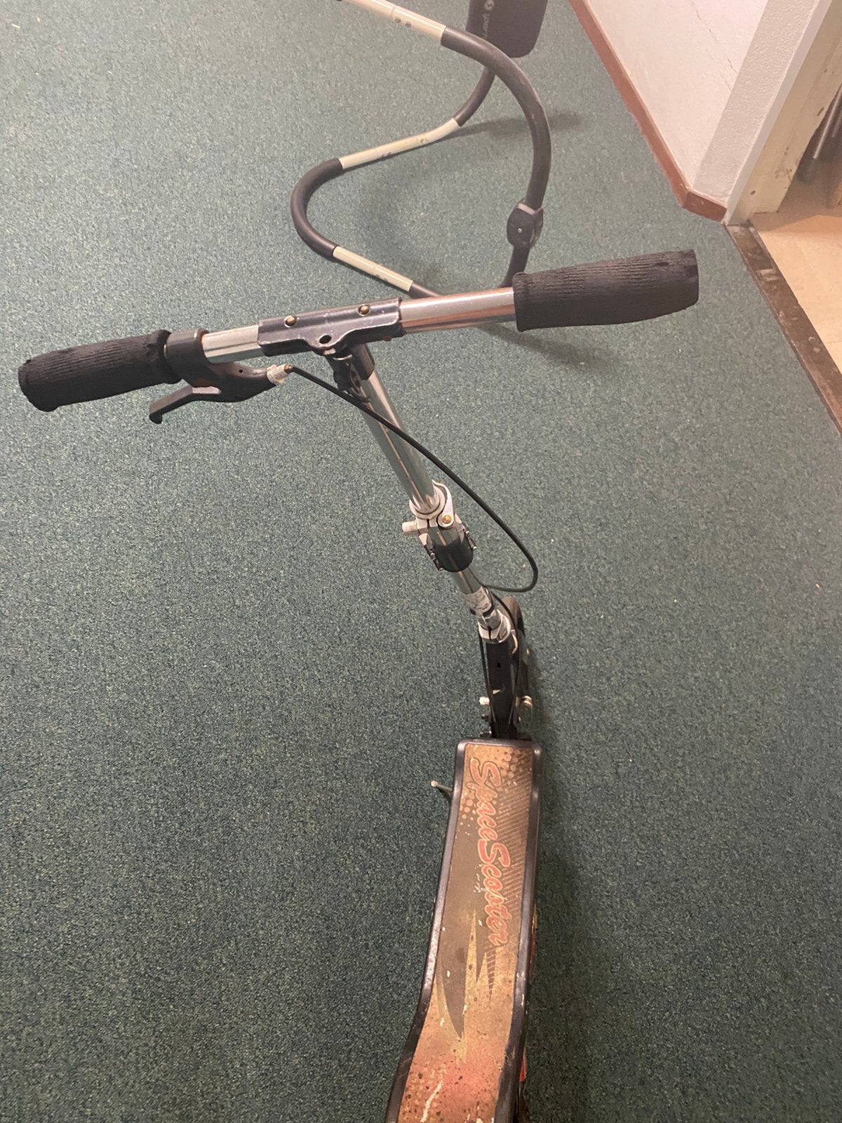 Spacescooter, Ophalen, Gebruikt, Gewone step