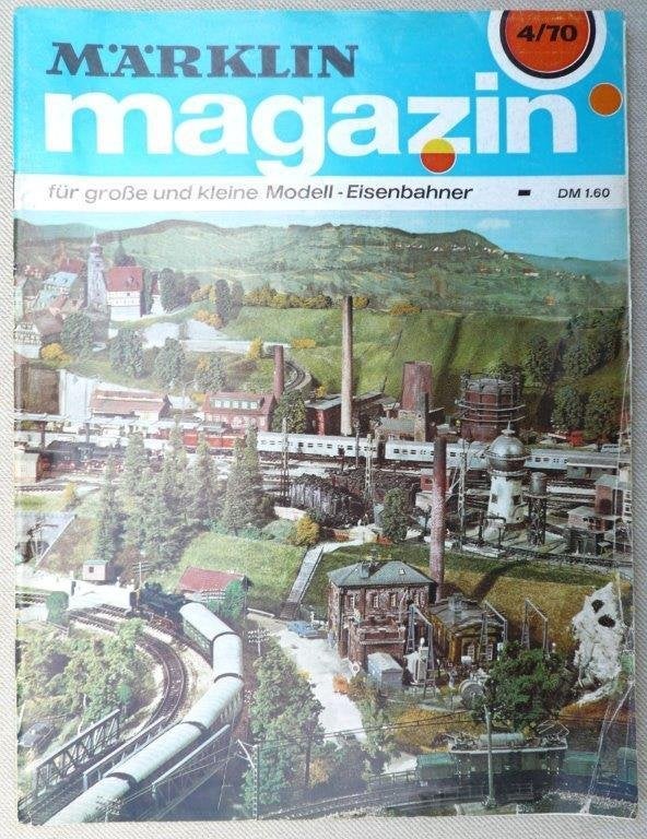 Märklin magazin1970/4. Duitse taal + nederlandse vertaling., Wisselstroom, Zo goed als nieuw, Märklin, Boek, Tijdschrift of Catalogus