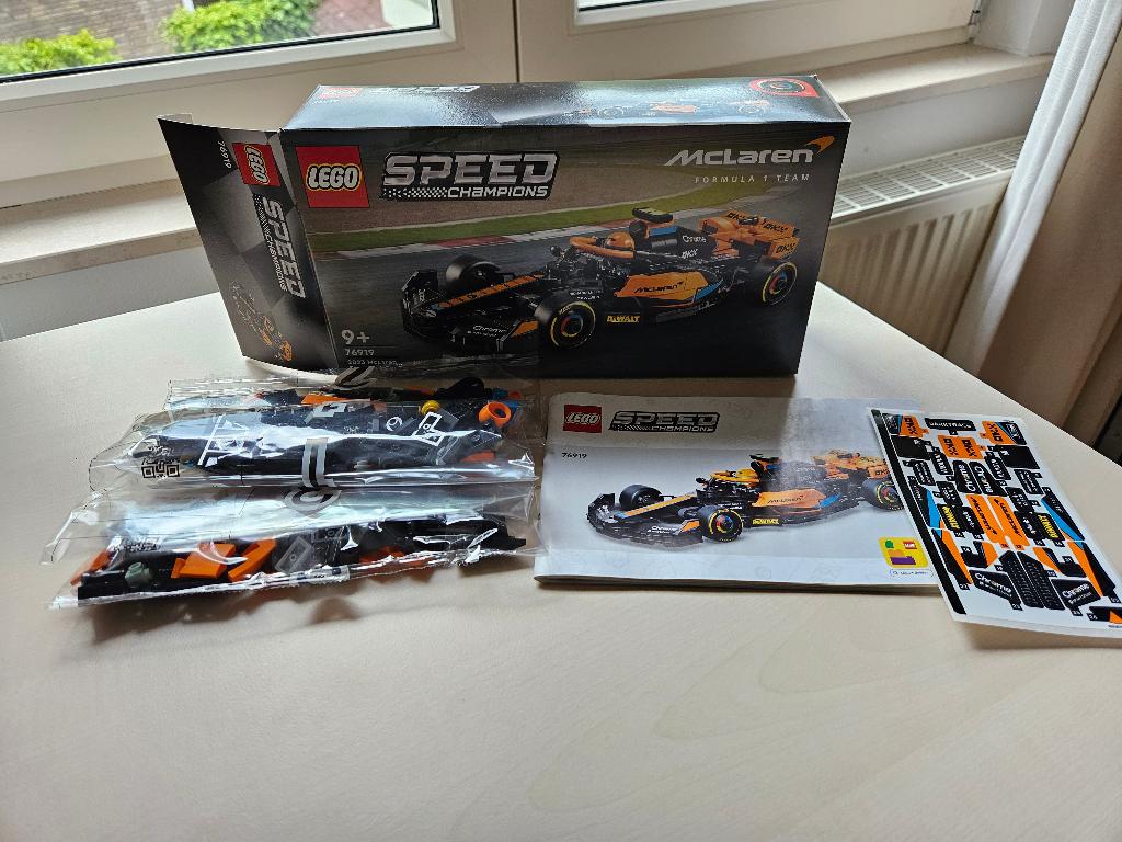 LEGO set 76919. Speed Champions McLaren Formule 1, Lego, Zo goed als nieuw, Compleet, Complete set