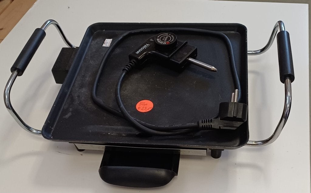 Tristar Grillplaat met Thermostaat, Witgoed en Apparatuur, Grillplaten, Gebruikt, Tafelgrill, Ophalen