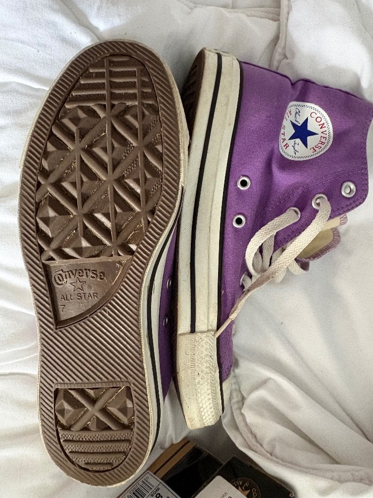 Converse All star sneaker paars lila, Overige kleuren, Converse, Ophalen of Verzenden, Sneakers of Gympen