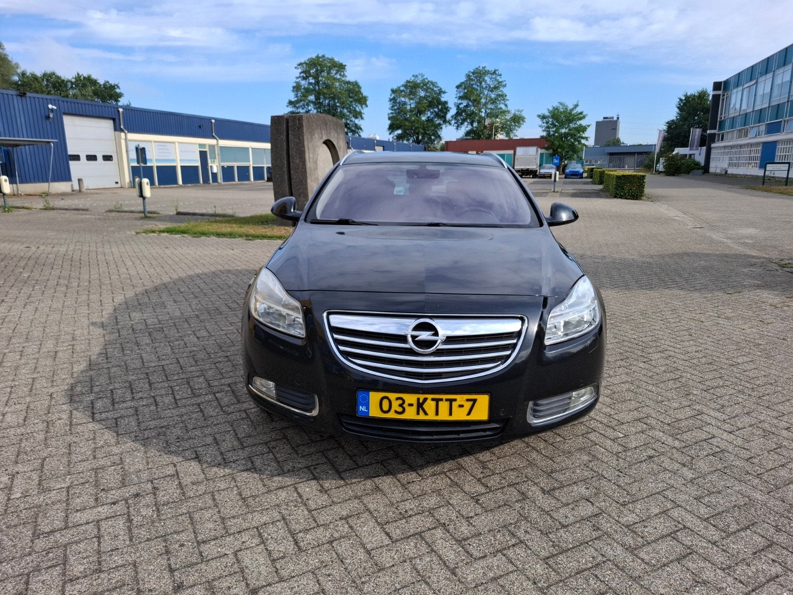 Opel Insignia 1.6 Turbo Ecotec 180pk 2010 Zwart  Airco, 4 cilinders, 179 pk, Leder en Stof, Zwart