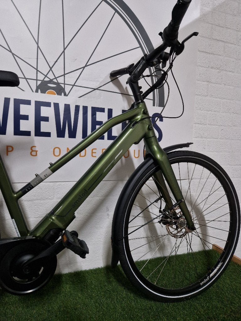 Amslod Dalton Dames E-bike 28" 57cm N7, Fietsen en Brommers, (Extra) lage instap, Nieuw, 56 cm of meer, Ophalen