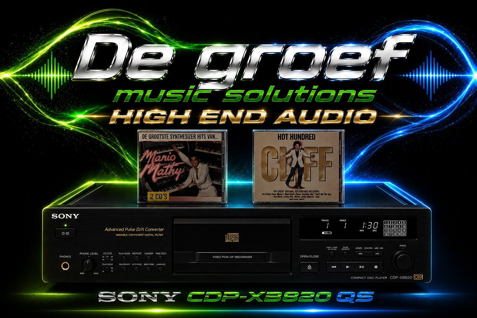 Sony cdp xb820QS CD Speler (high end), Ophalen of Verzenden, Zo goed als nieuw, Sony