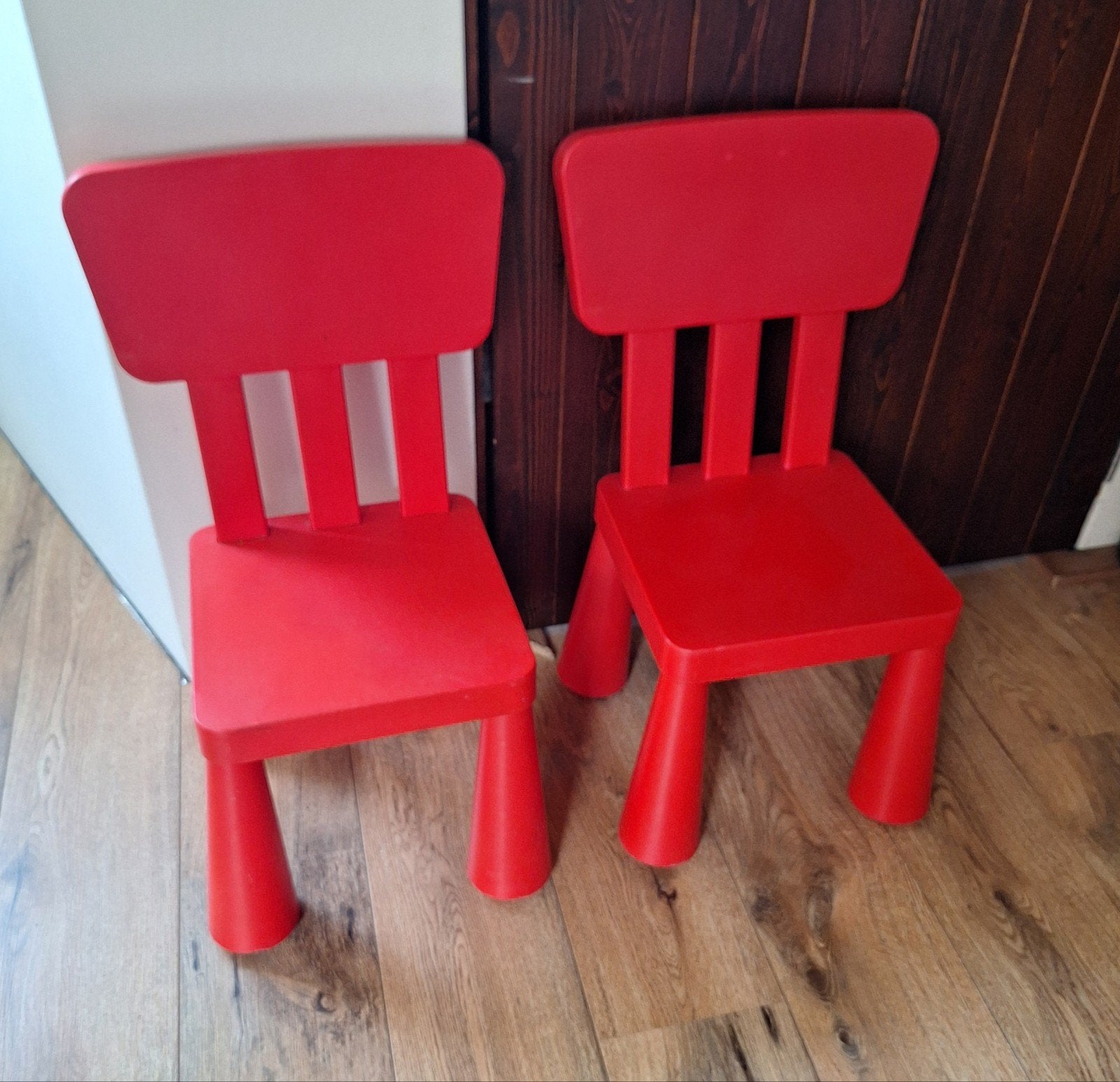 2 rode MAMMUT kinderstoelen van IKEA, Ophalen, Gebruikt, Stoel(en)