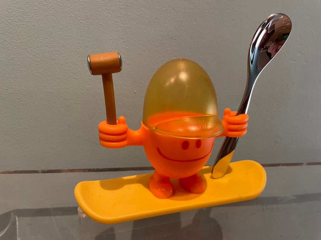 WMF MCegg eierdop oranje met lepel & hamer NIEUW zonder doos, Ophalen, Zo goed als nieuw