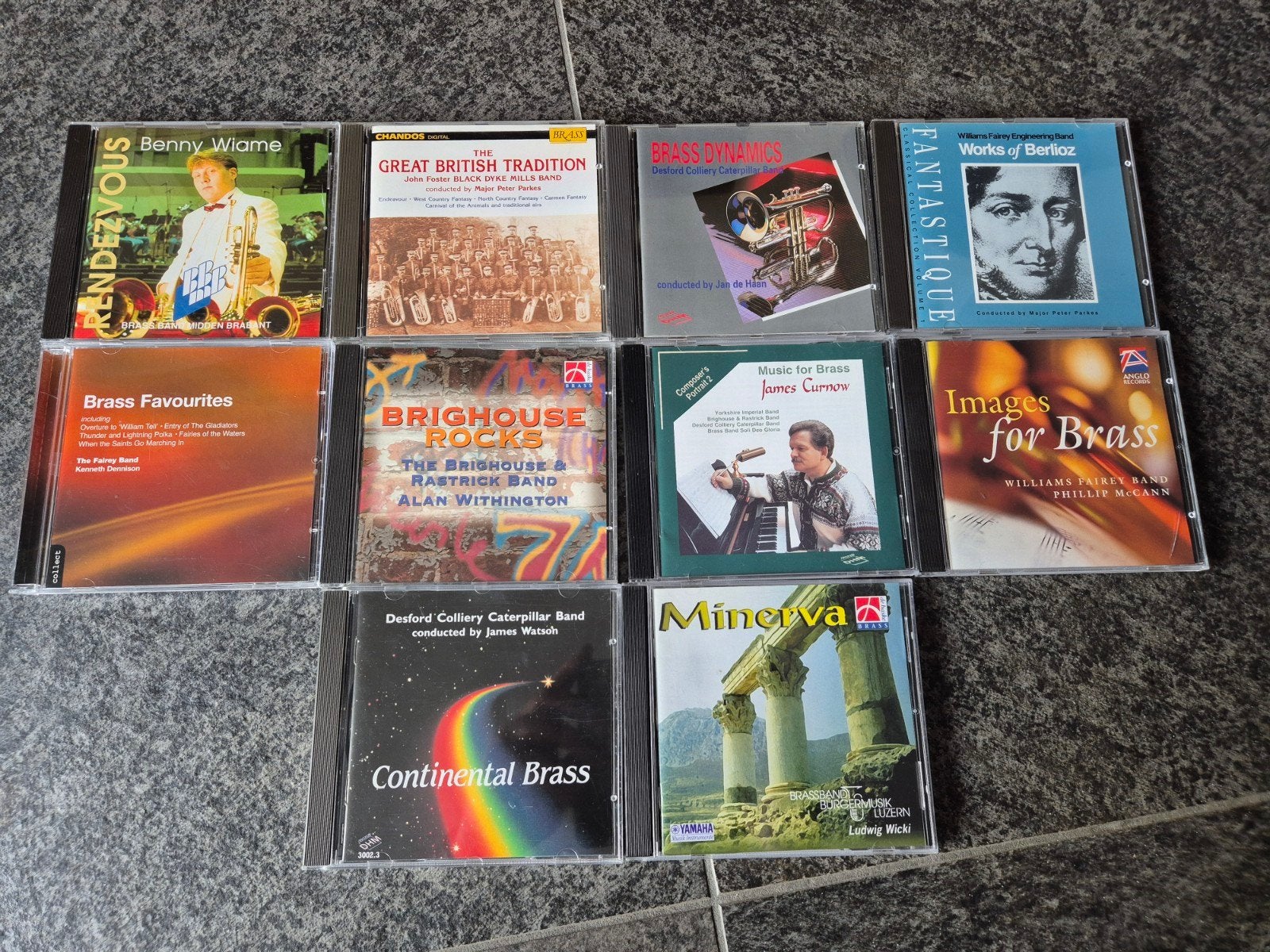 Set CD's Brass Band diversen, Blaasorkest/fanfare, Ophalen of Verzenden, Gebruikt, Album