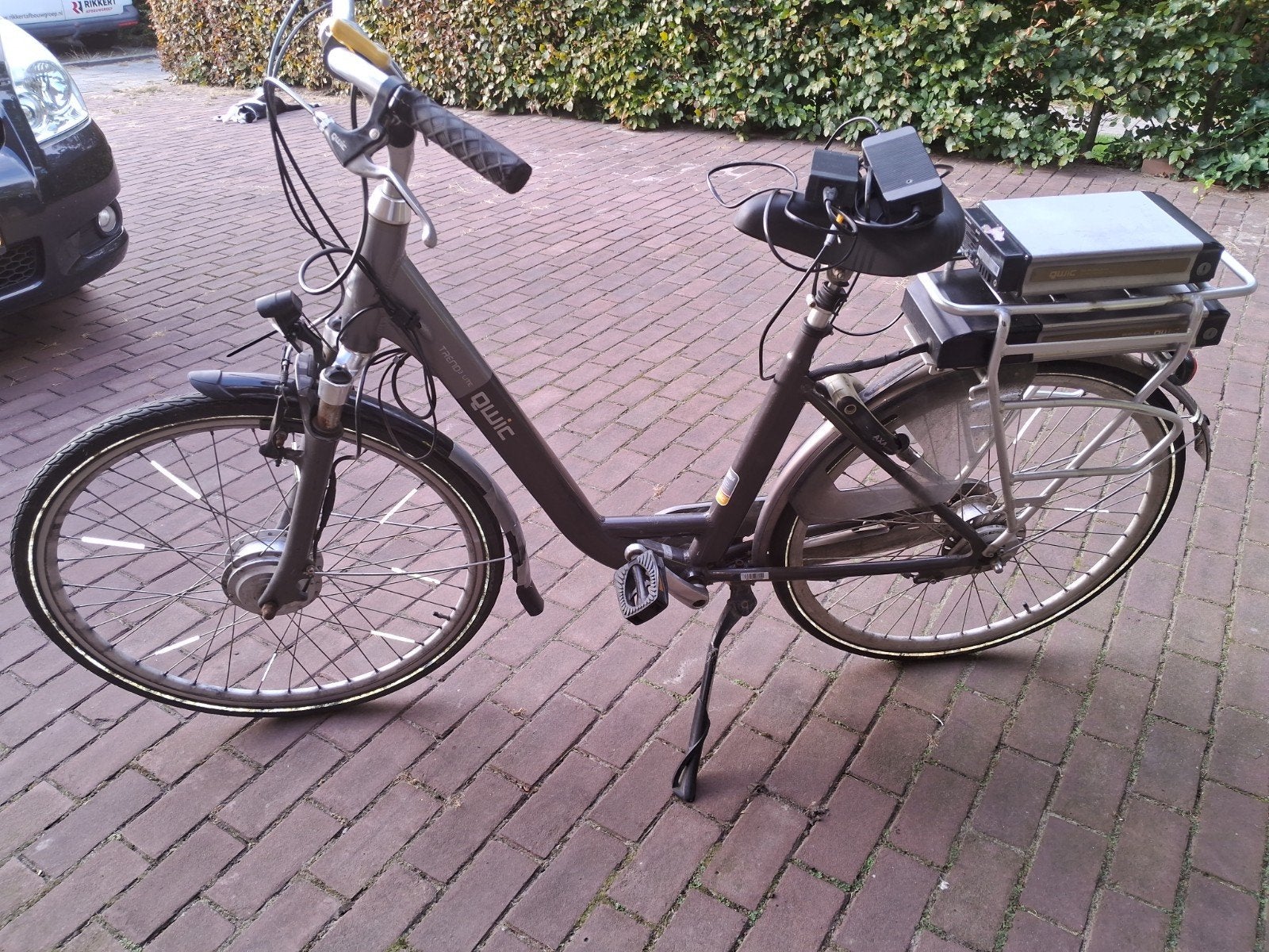 Qwic Trend3 Lite E-bike met 2 accu's en 2 laders, Ophalen, Gebruikt, 51 tot 55 cm, Minder dan 30 km per accu