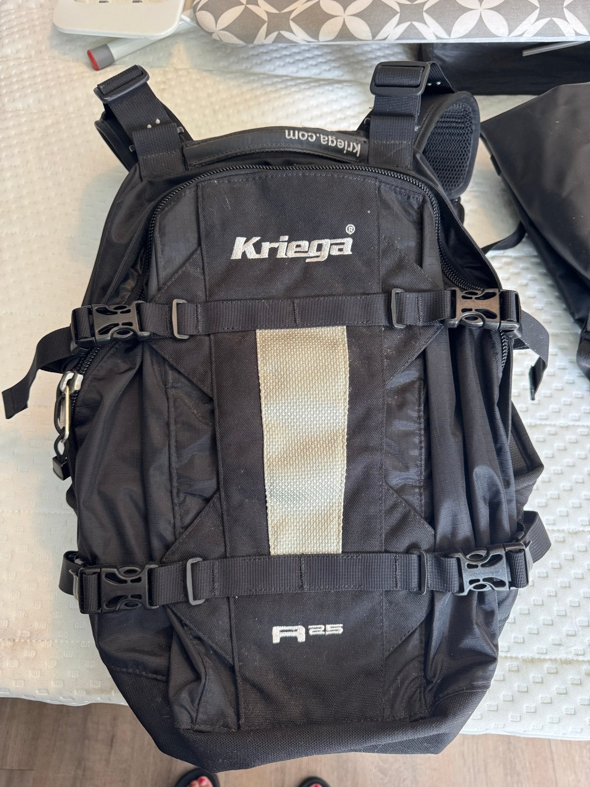 Kriega R25 Motorrugzak - Robuust en Comfortabel, Motoren, Ophalen of Verzenden, Gebruikt