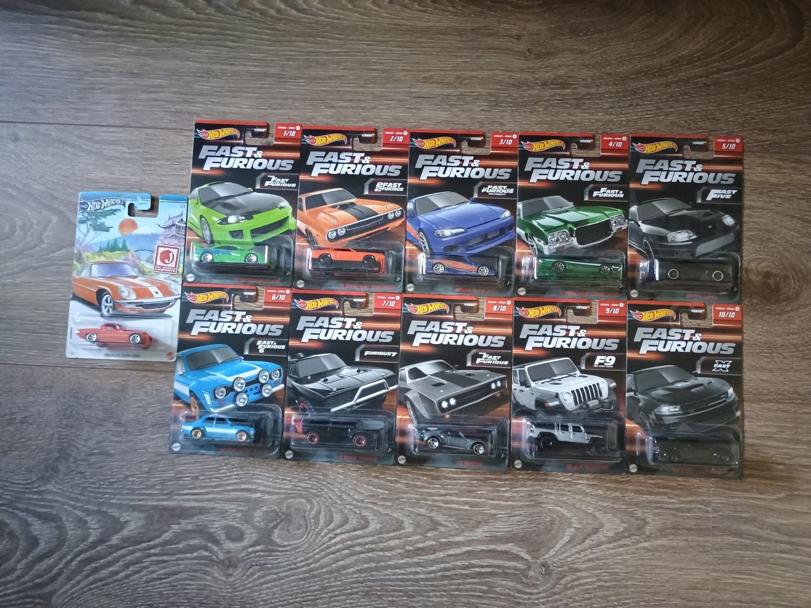 hot wheels fast&furious set compleet, Ophalen of Verzenden, Nieuw, Auto