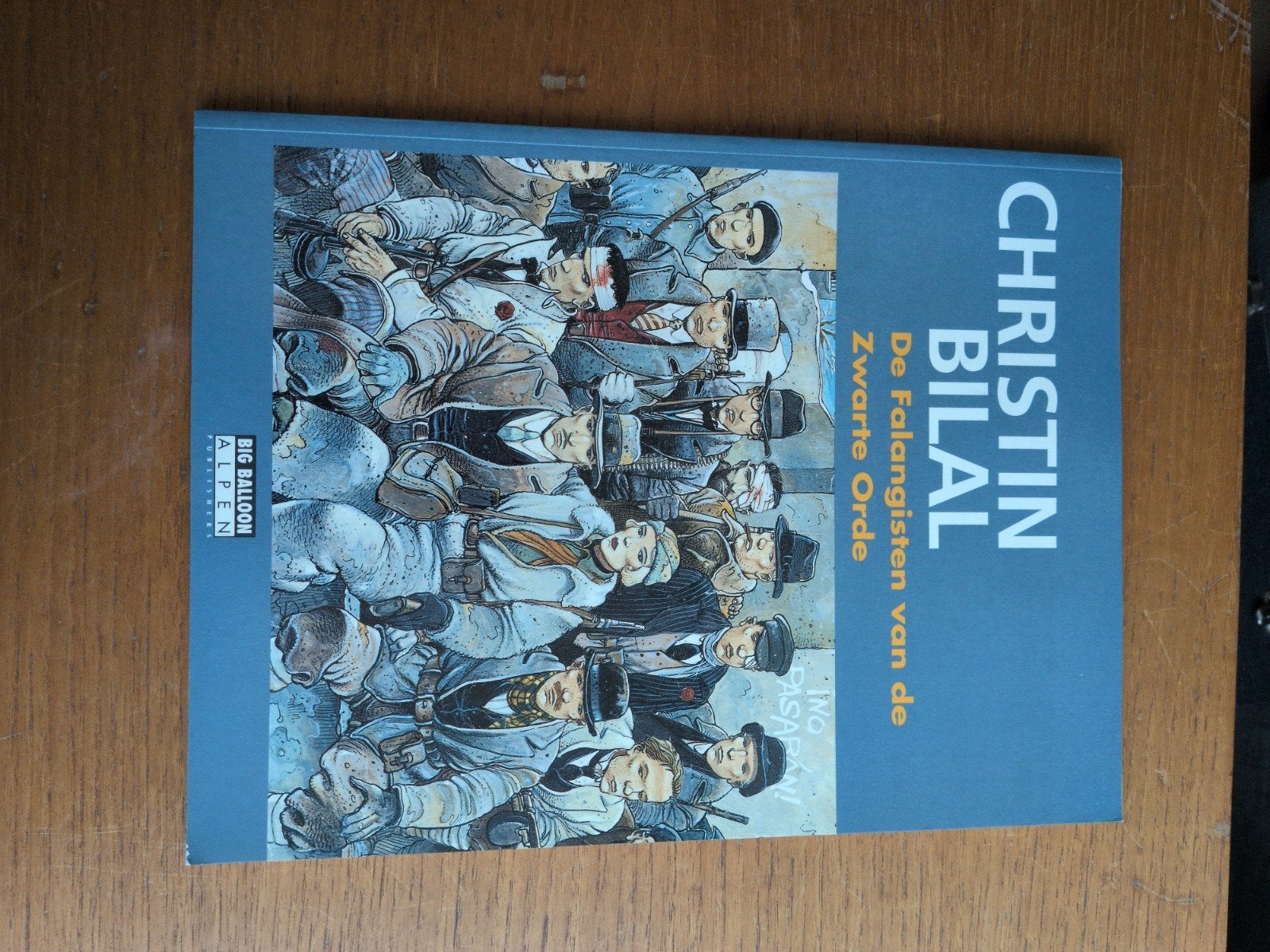 Christin Bilal - De Falangisten van de Zwarte Orde, Eén stripboek, Ophalen of Verzenden, Zo goed als nieuw, Christin, Bilal