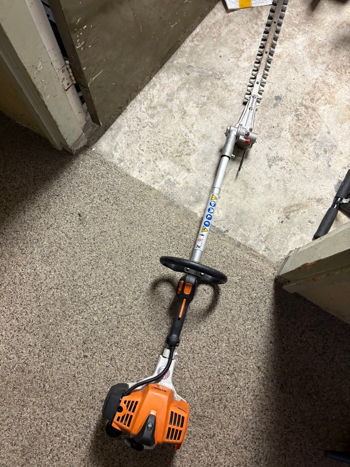 Stihl HL 91 KC  laagsnoeier op benzine, Ophalen of Verzenden, Zo goed als nieuw, Benzine