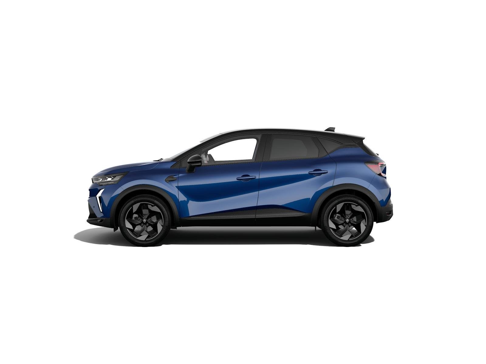 Renault Captur E-Tech full hybrid 160 techno | Nu leverbaar, Auto's, 1789 cc, 4 cilinders, Blauw, Leder en Stof