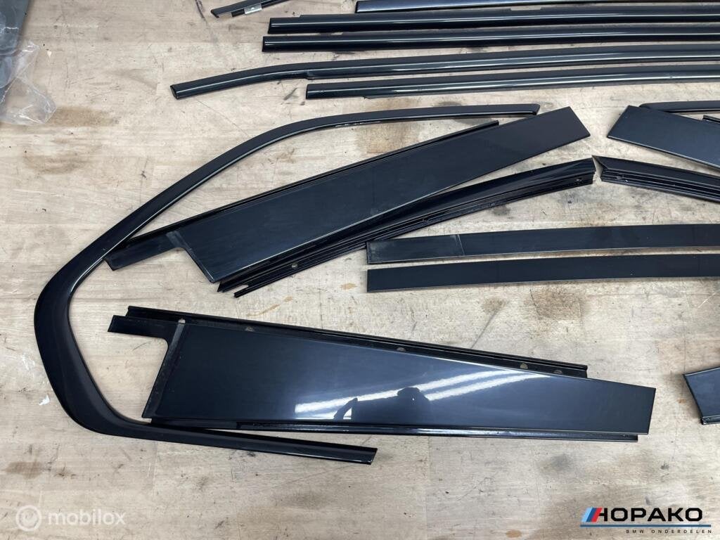 Raamlijsten hoogglans zwart BMW X5 E70 - origineel, Auto-onderdelen, Gebruikt, Einsteinlaan 5 rijswijk, Bmw, Ophalen of Verzenden