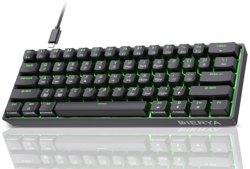 DIERYA Mechanisch gaming toetsenbord (zo goed als nieuw), Ophalen, Zo goed als nieuw, Gaming toetsenbord