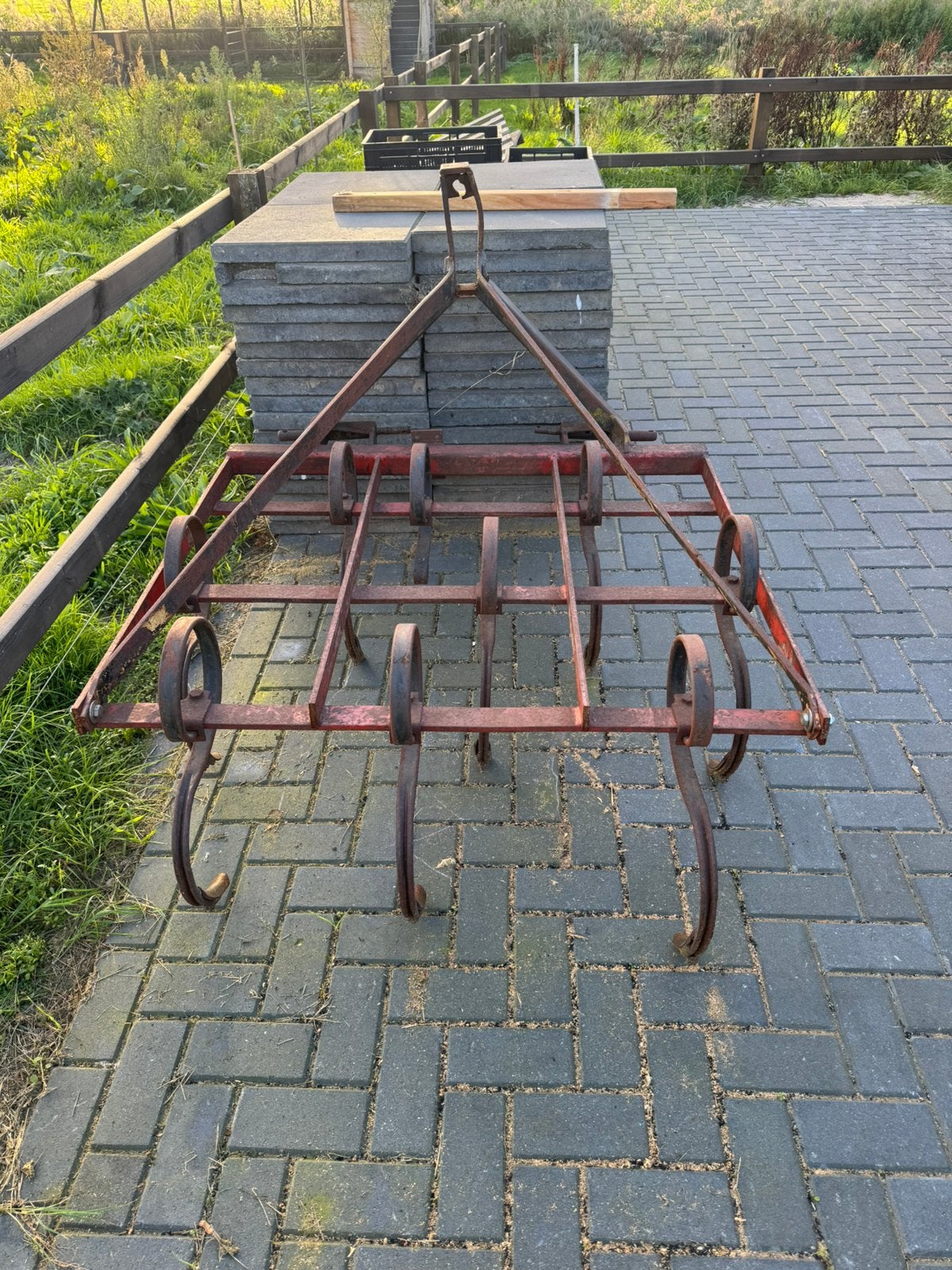Cultivator / triltandcultivator met 3-punts aansluiting, Ophalen, Grondbewerking
