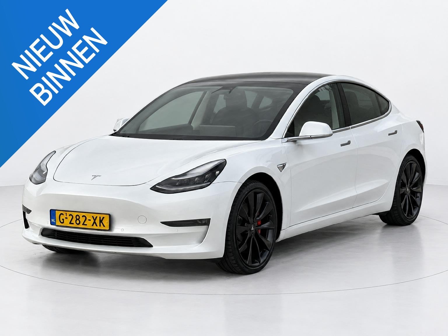 Tesla Model 3 Performance AWD 75 kWh Long Range SOH, Auto's, Automaat, Stof, 547 km, 462 pk