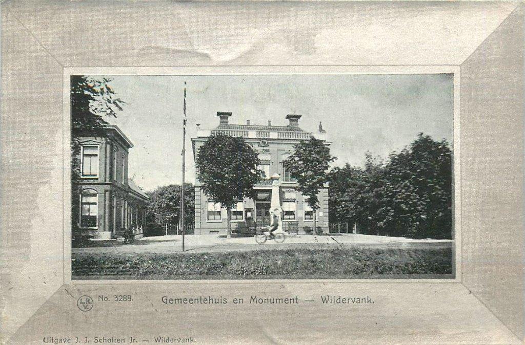 701-287-019 Wildervank Gemeentehuis, Verzenden, Voor 1920, Groningen