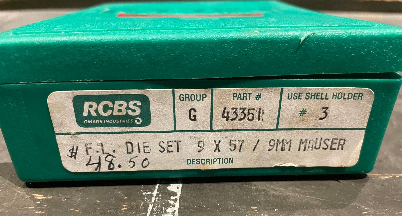 RCBS die set 9x57, Ophalen of Verzenden, Zo goed als nieuw