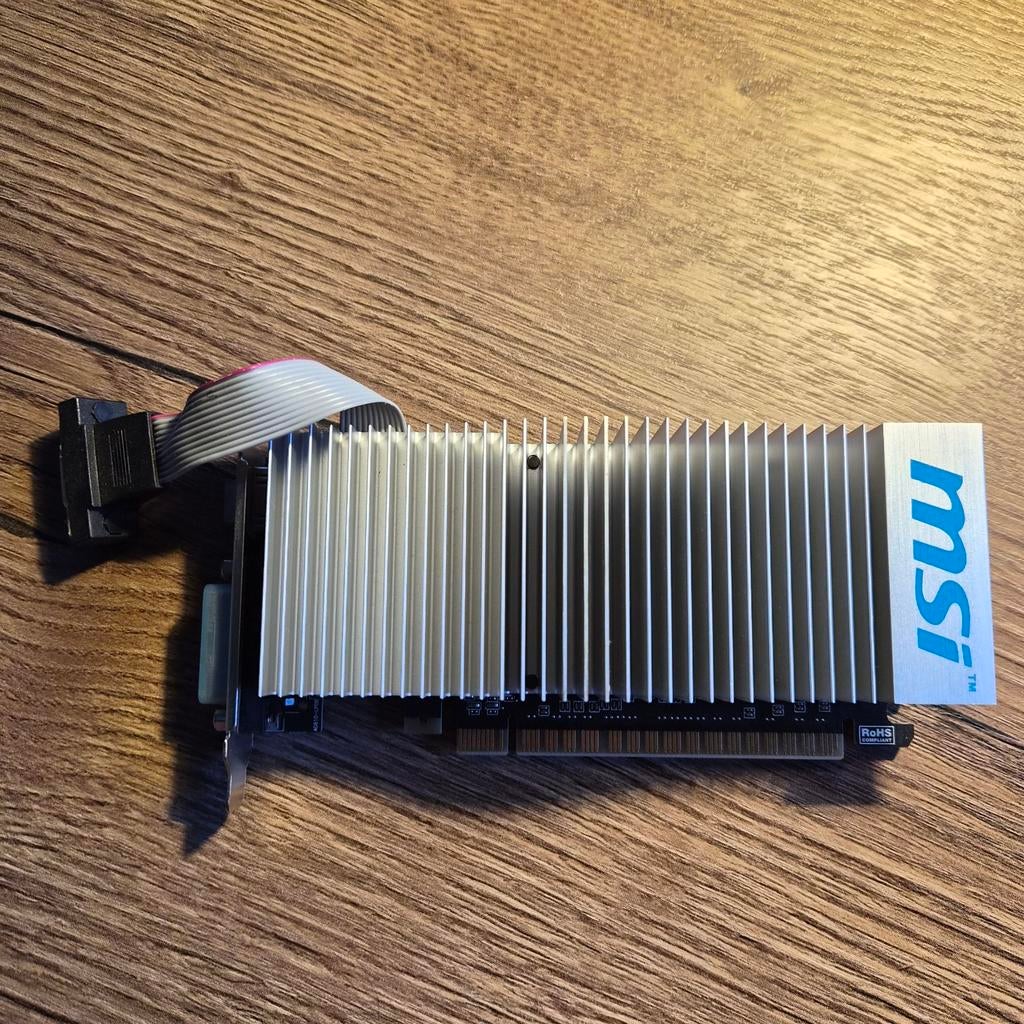 MSI N210-MD1G/D3 low profile grafische kaart, Gebruikt, GDDR3, HDMI, Ophalen of Verzenden