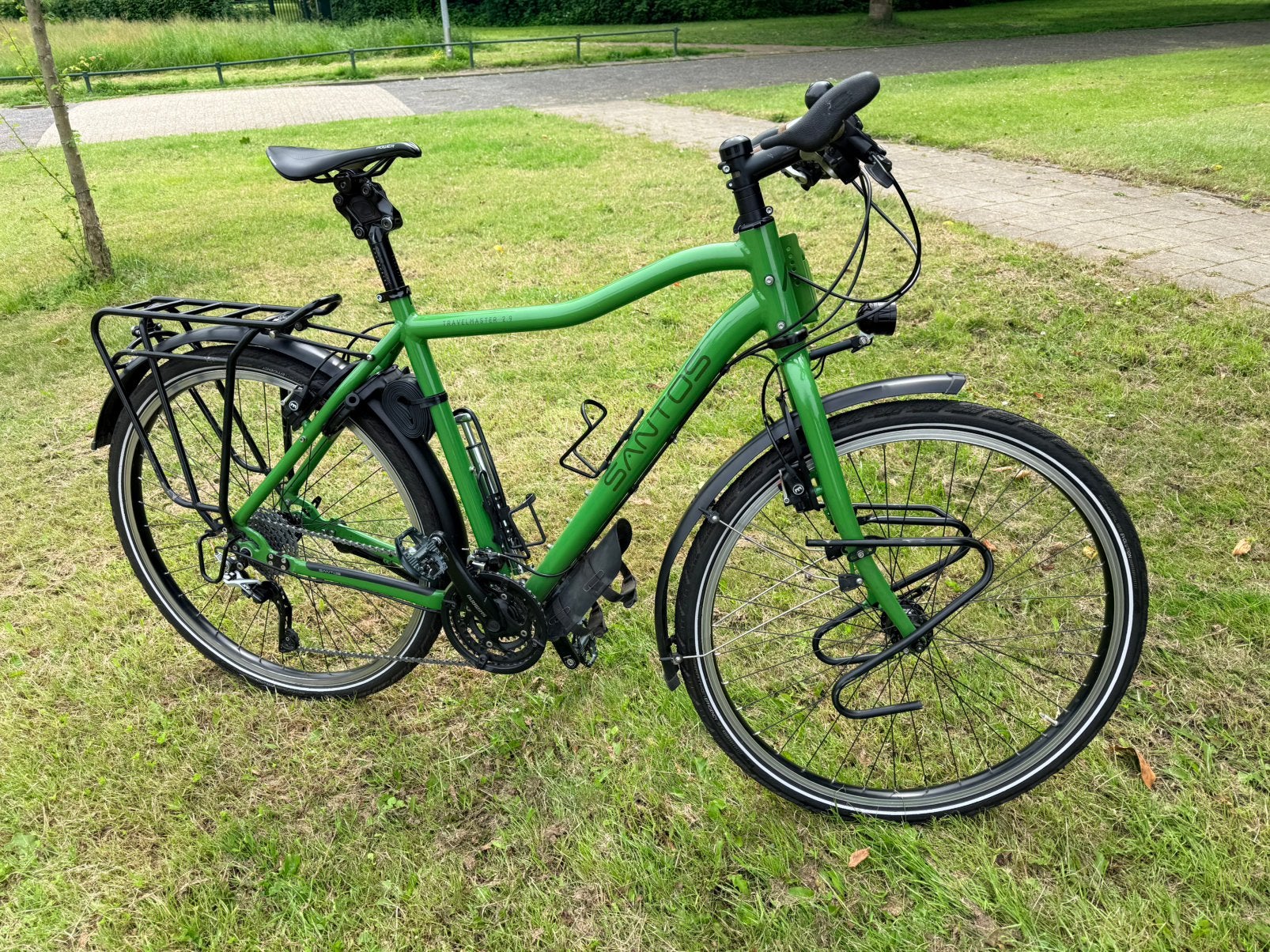 Santos Travelmaster 2.9. Framemaat: 57cm., Fietsen en Brommers, Fietsen | Dames | Sportfietsen en Toerfietsen, 28 inch, Velgrem