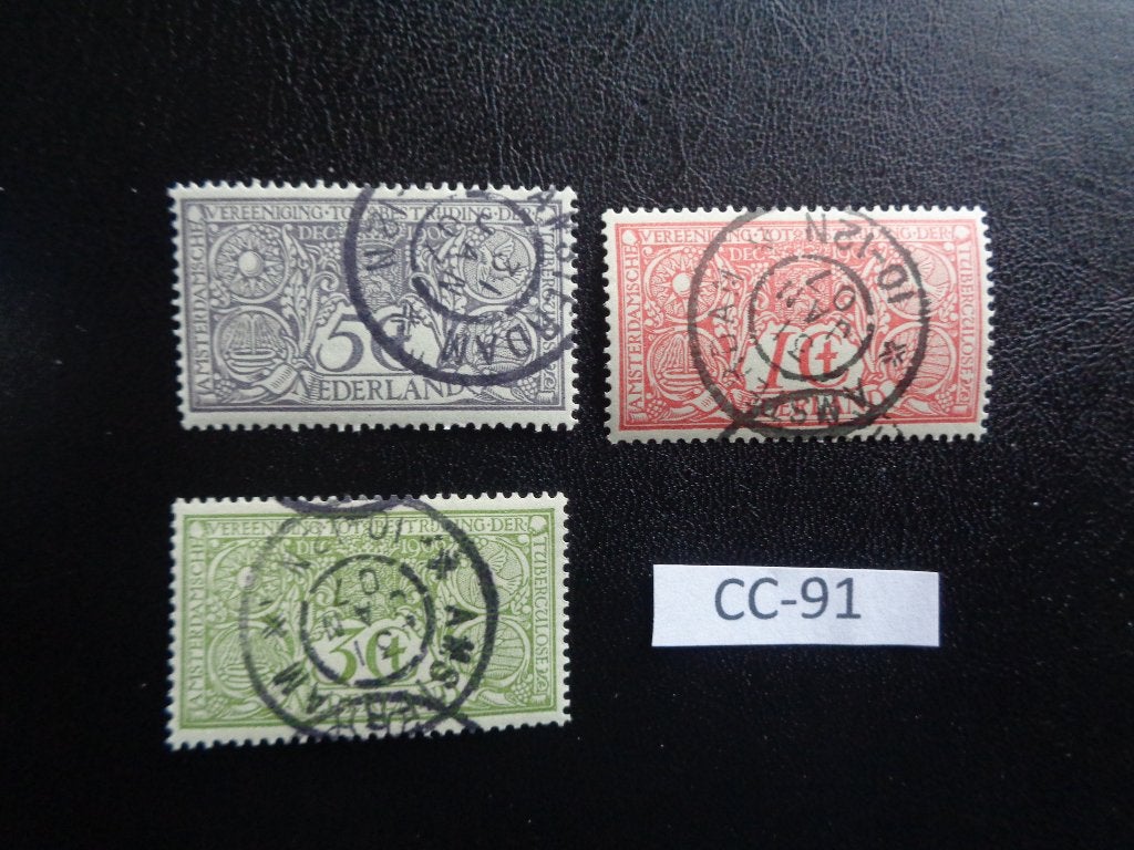 nl - strijd tegen tuberculose 1906 (cc-91), Postzegels en Munten, Postzegels | Nederland, Ophalen of Verzenden, T/m 1940, Gestempeld