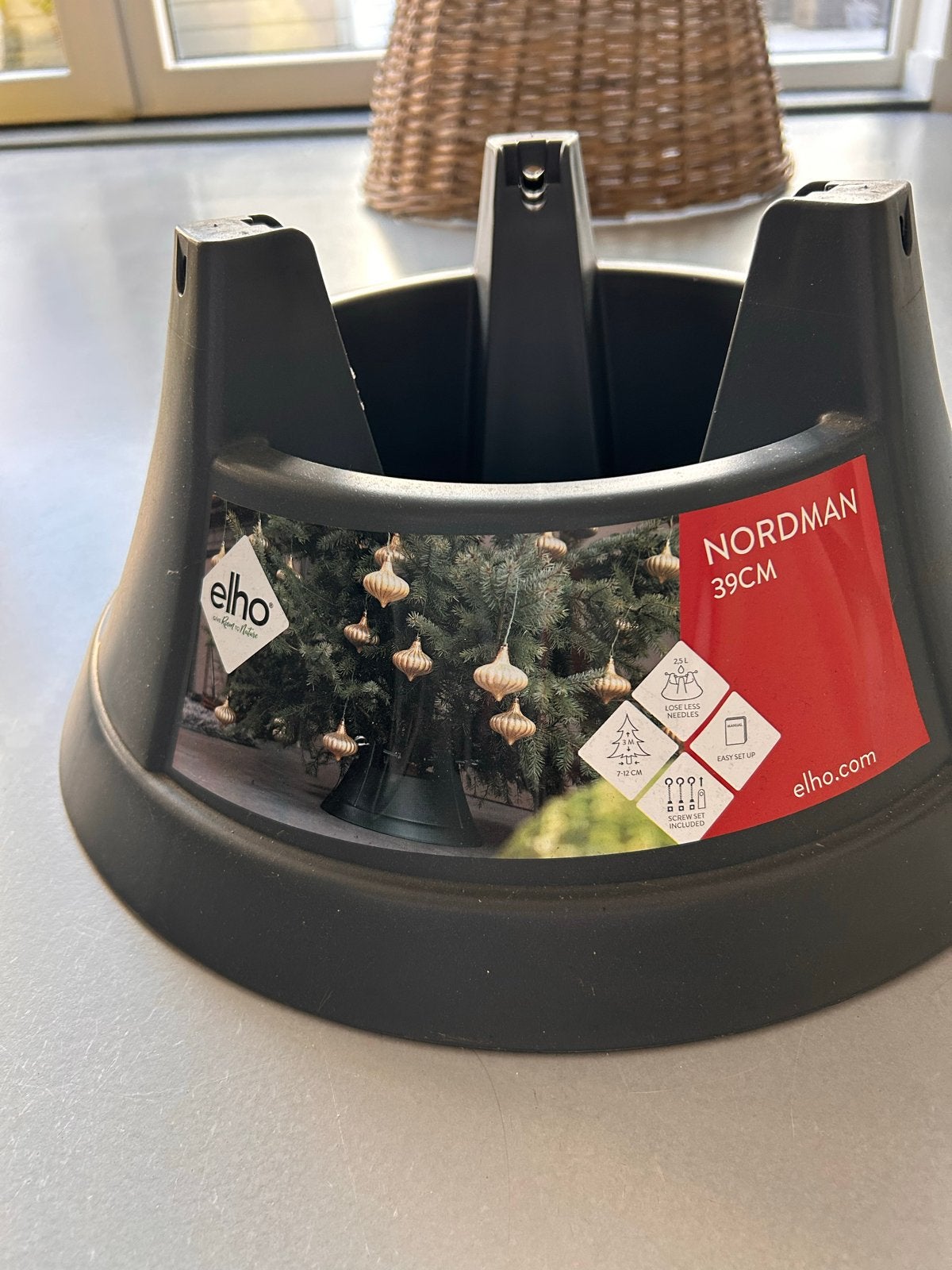 Kerstboomstandaard en -rok, Diversen, Ophalen, Zo goed als nieuw
