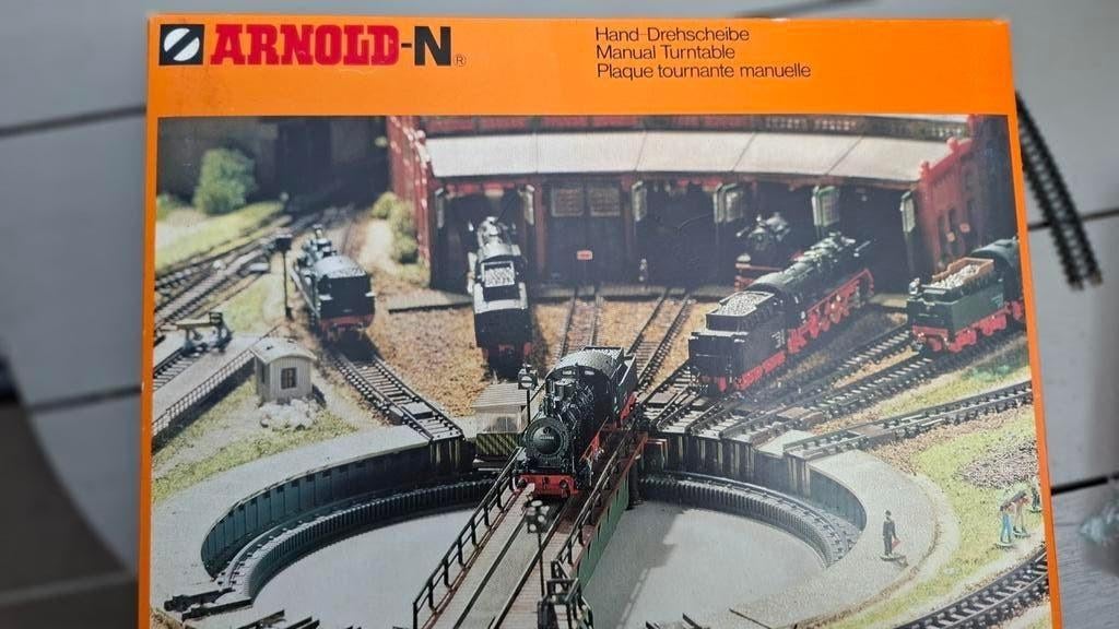 Arnold N spoor draaischijf met regelaar en handleiding, Ophalen of Verzenden, Gelijkstroom, Arnold