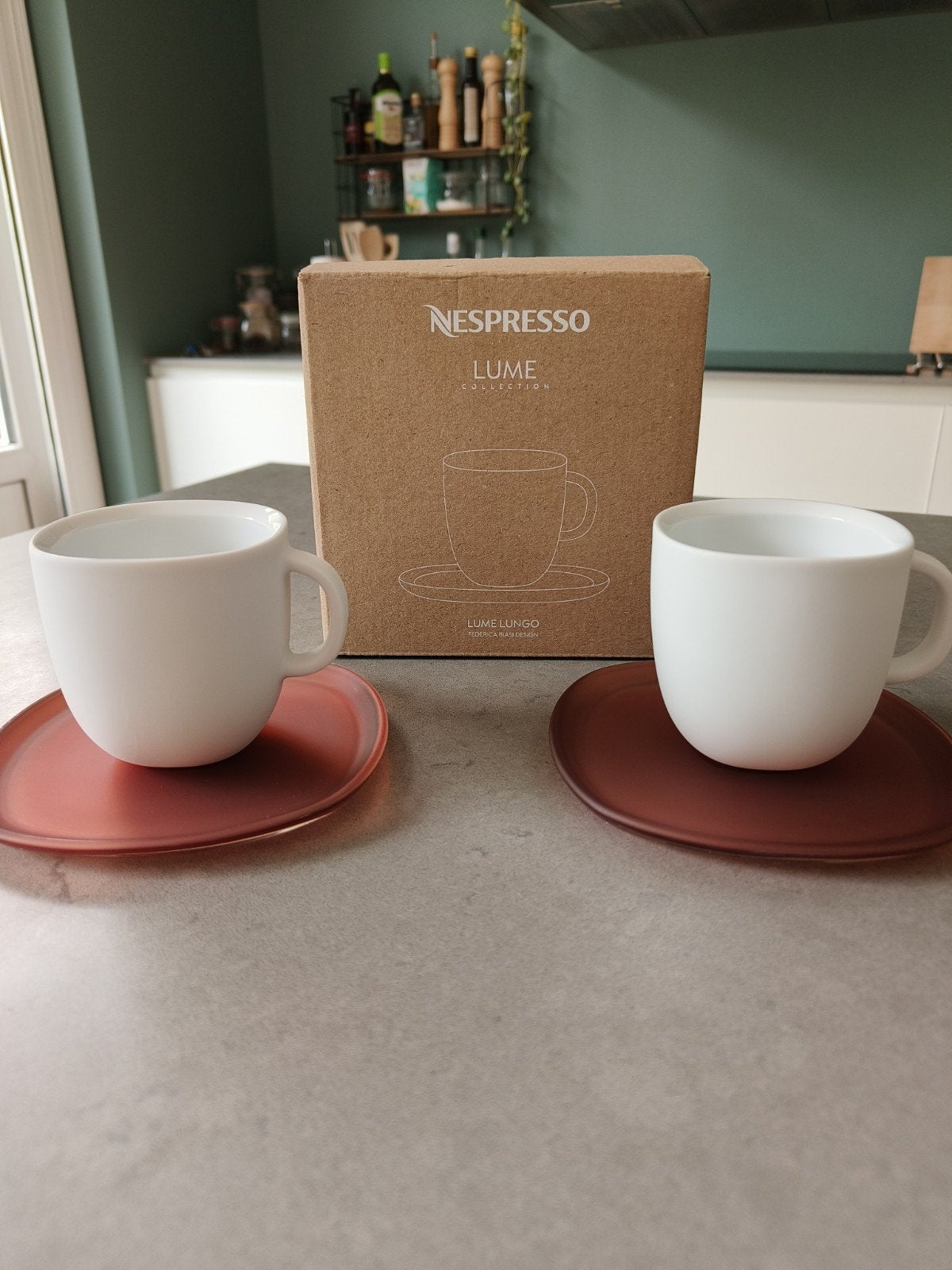 Nespresso Lume Lungo kopjes set van 2 - Nieuw en ongebruikt, Overige typen, Ophalen, Nieuw, Overige merken