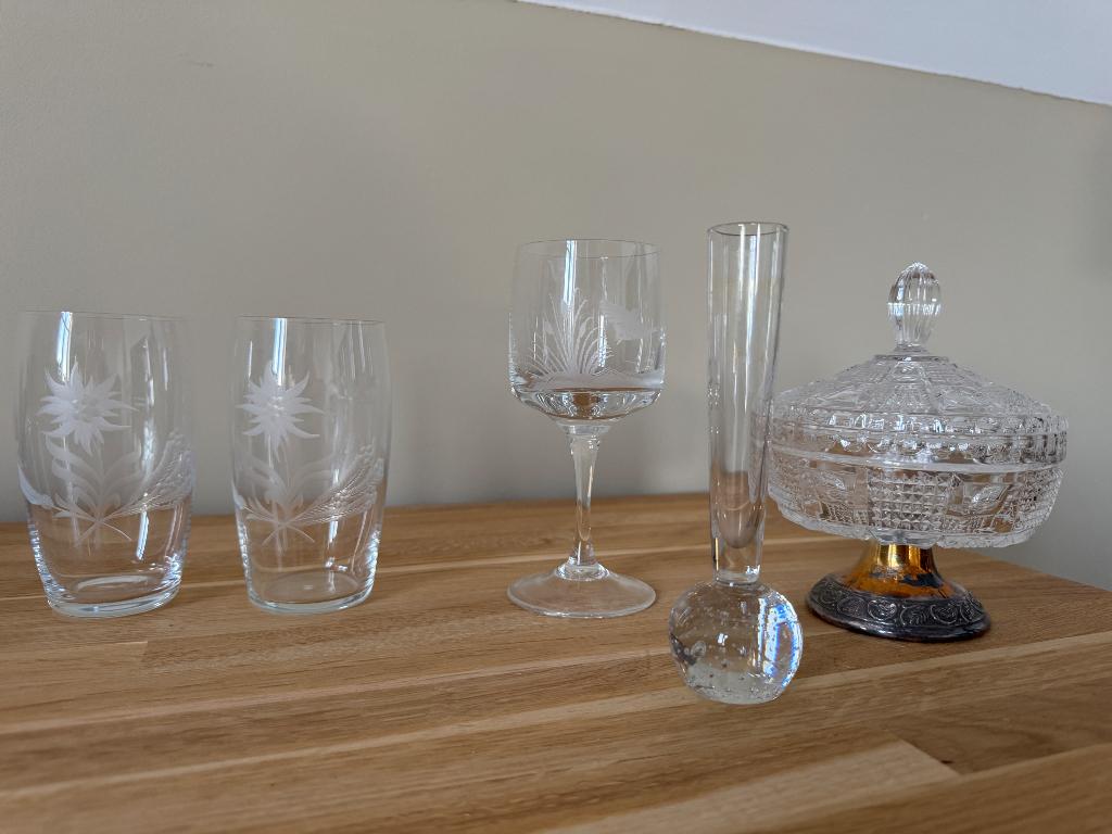 Brocante, vintage glaswerk en diverse andere spullen!, Ophalen of Verzenden