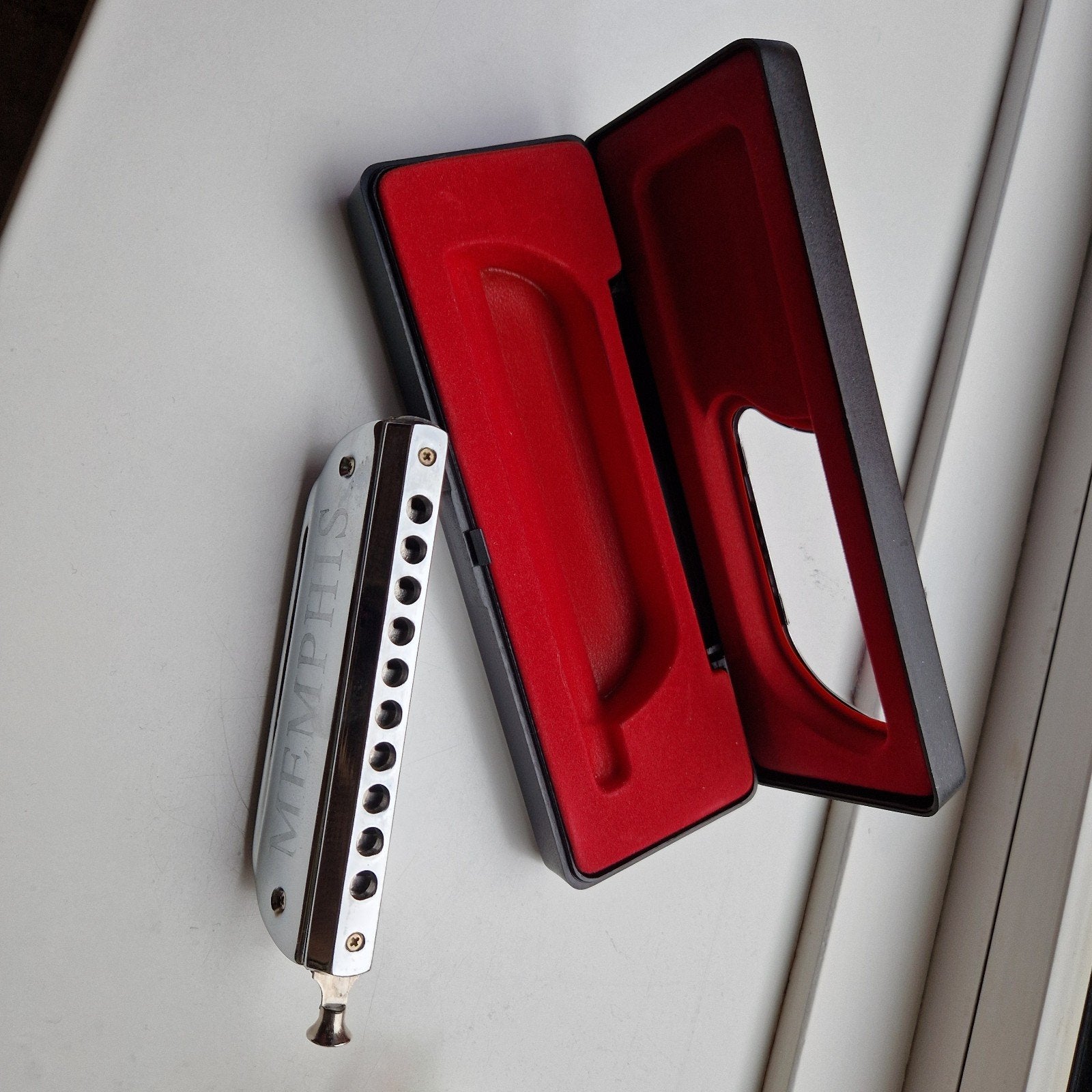 chromatic mondorgel, Muziek en Instrumenten, Ophalen of Verzenden, Zo goed als nieuw, C-mondharmonica