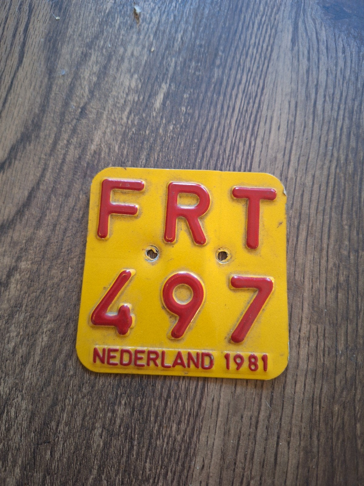Nederlandse kentekenplaat uit 1981, Ophalen of Verzenden