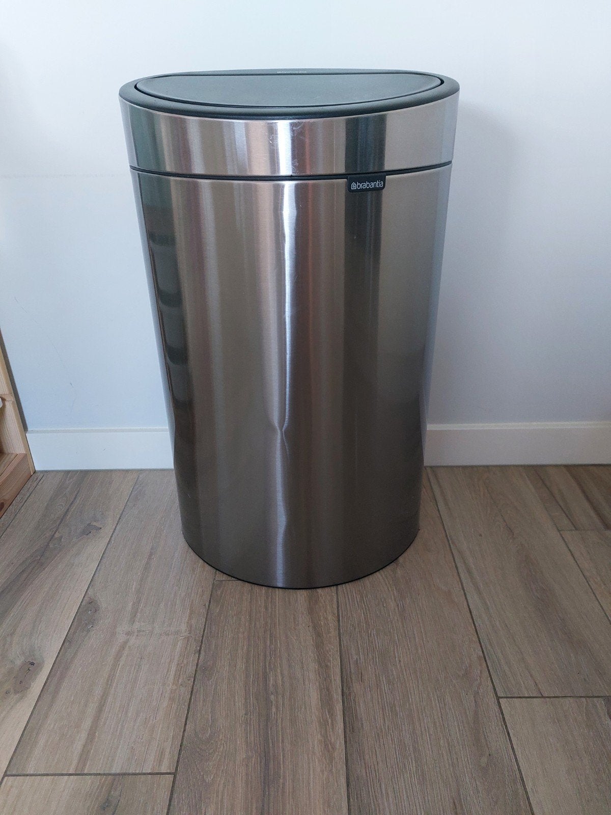 Prullenbak Brabantia afvalscheider 33 liter, Huis en Inrichting, Woonaccessoires | Prullenbakken, Ophalen, 50 – 75, Gebruikt, Rvs