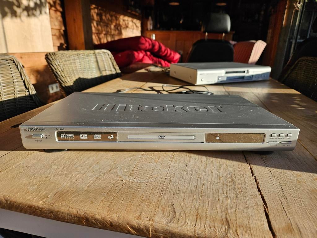 Hiteker HE-1900 DVD-speler - Zilverkleurig, Audio, Tv en Foto, Dvd-spelers, Ophalen of Verzenden, Gebruikt, Dvd-speler, Overige merken