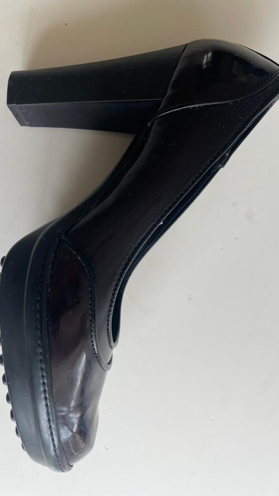 Te koop: leren pumps, Tods, zwart, maat 37.5, Ophalen of Verzenden, Zo goed als nieuw, Zwart
