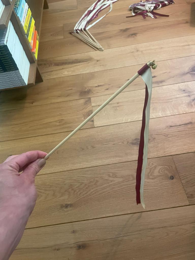 Wedding wands met belletje en lint bruiloft, Ophalen, Nieuw, Geboorte of Huwelijk
