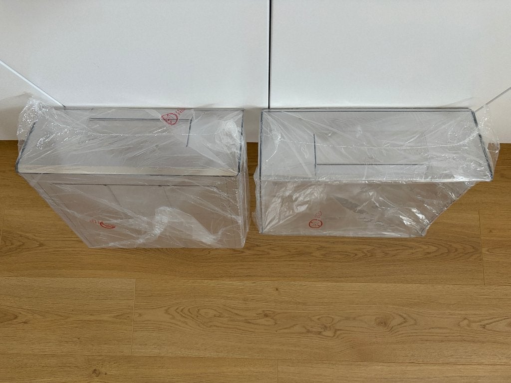Vriezerlades (2 stuks) voor AEG koelkast, Witgoed en Apparatuur, Minder dan 85 cm, Nieuw, Minder dan 60 cm, Inbouw