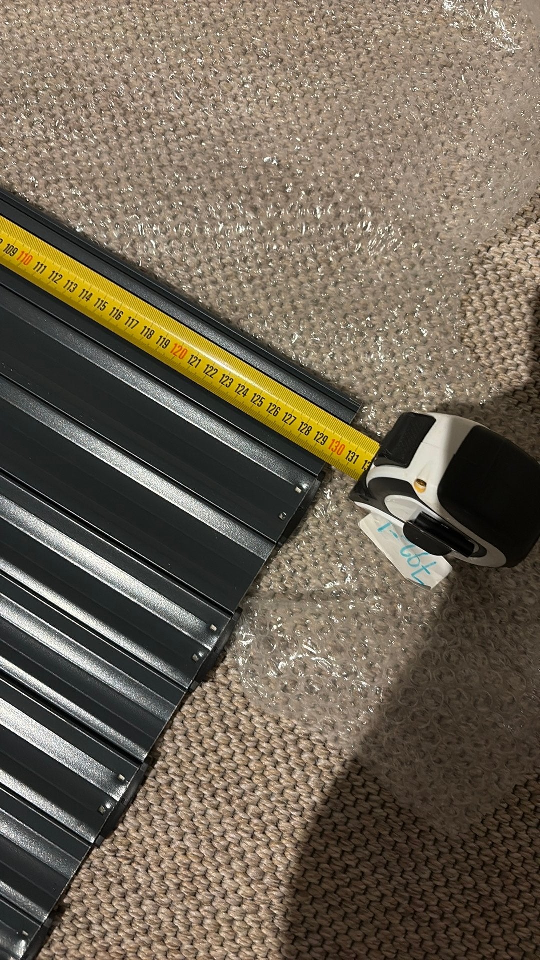 Rolluik antraciet, Ophalen of Verzenden, Zo goed als nieuw, Minder dan 100 cm