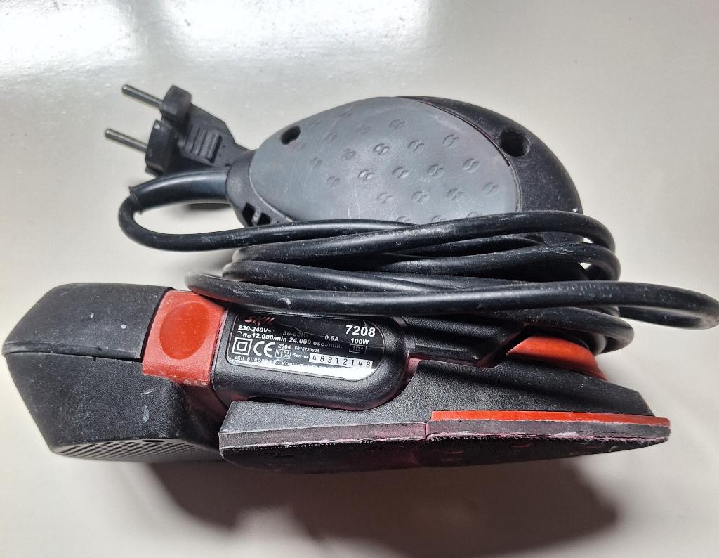 skil schuurmachine 7208, Ophalen of Verzenden, Gebruikt, Minder dan 600 watt, Vlakschuurmachine