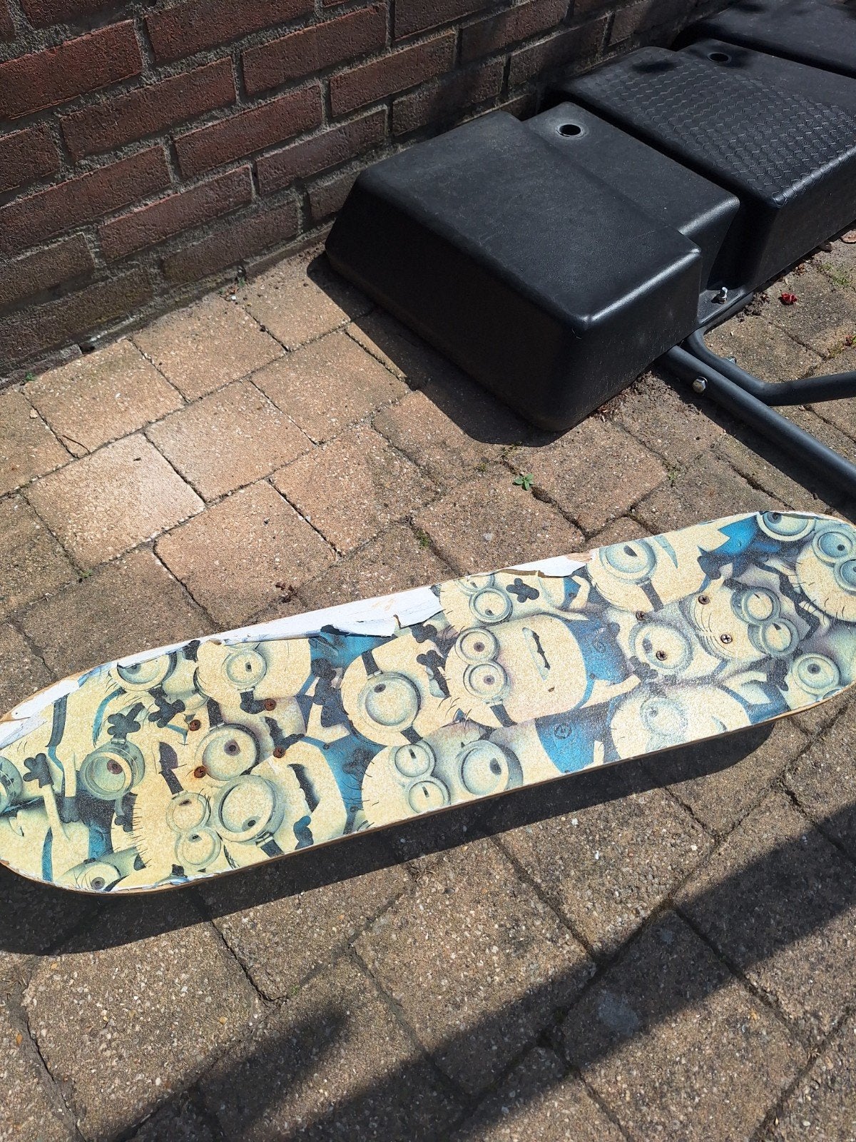 Leuk Minions Skateboard - Perfect voor beginners!, Ophalen, Gebruikt, Skateboard