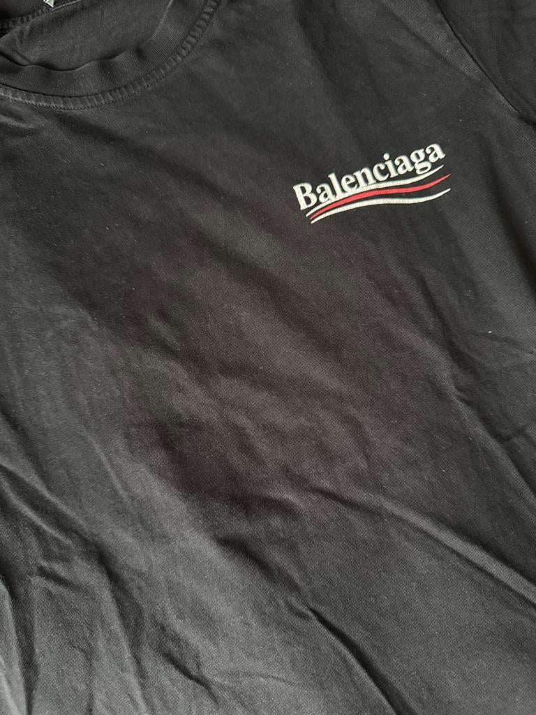 Balenciaga T-shirt zwart maat M, Maat 38/40 (M), Zwart, Ophalen of Verzenden, Korte mouw